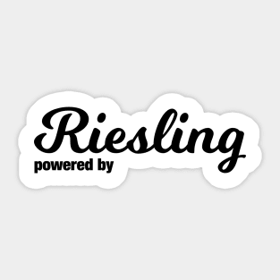 Powered by Riesling Sticker